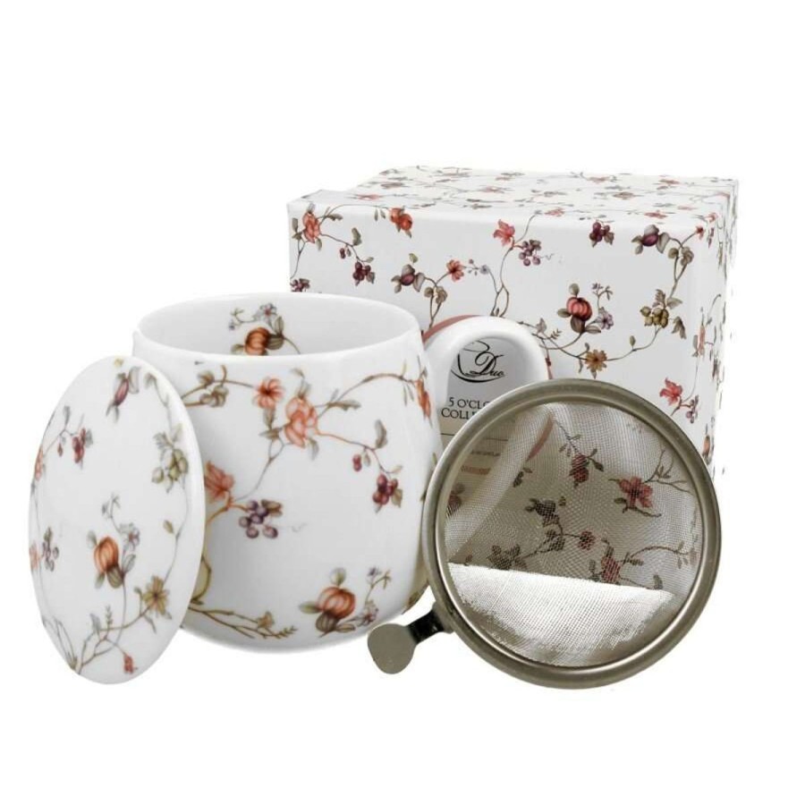 tetereta Taza Con Filtro Estampado Flores Wholesale